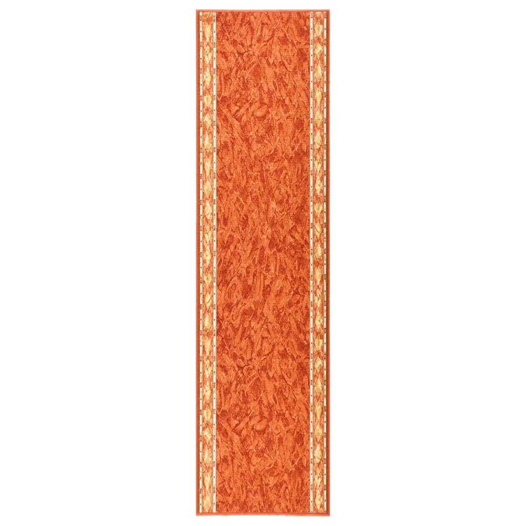 vidaXL Tapijtloper anti-slip 67x250 cm bruin