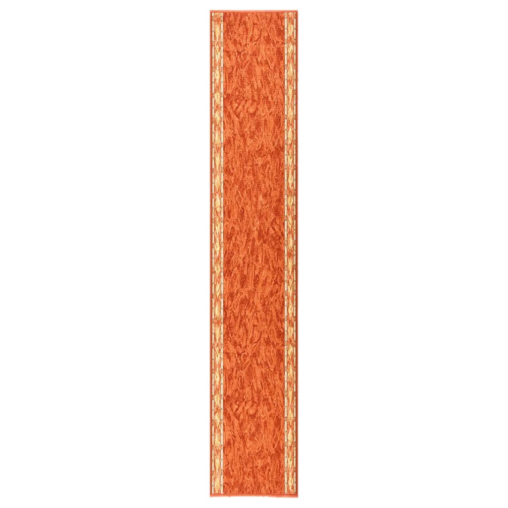vidaXL Tapijtloper anti-slip 67x250 cm bruin
