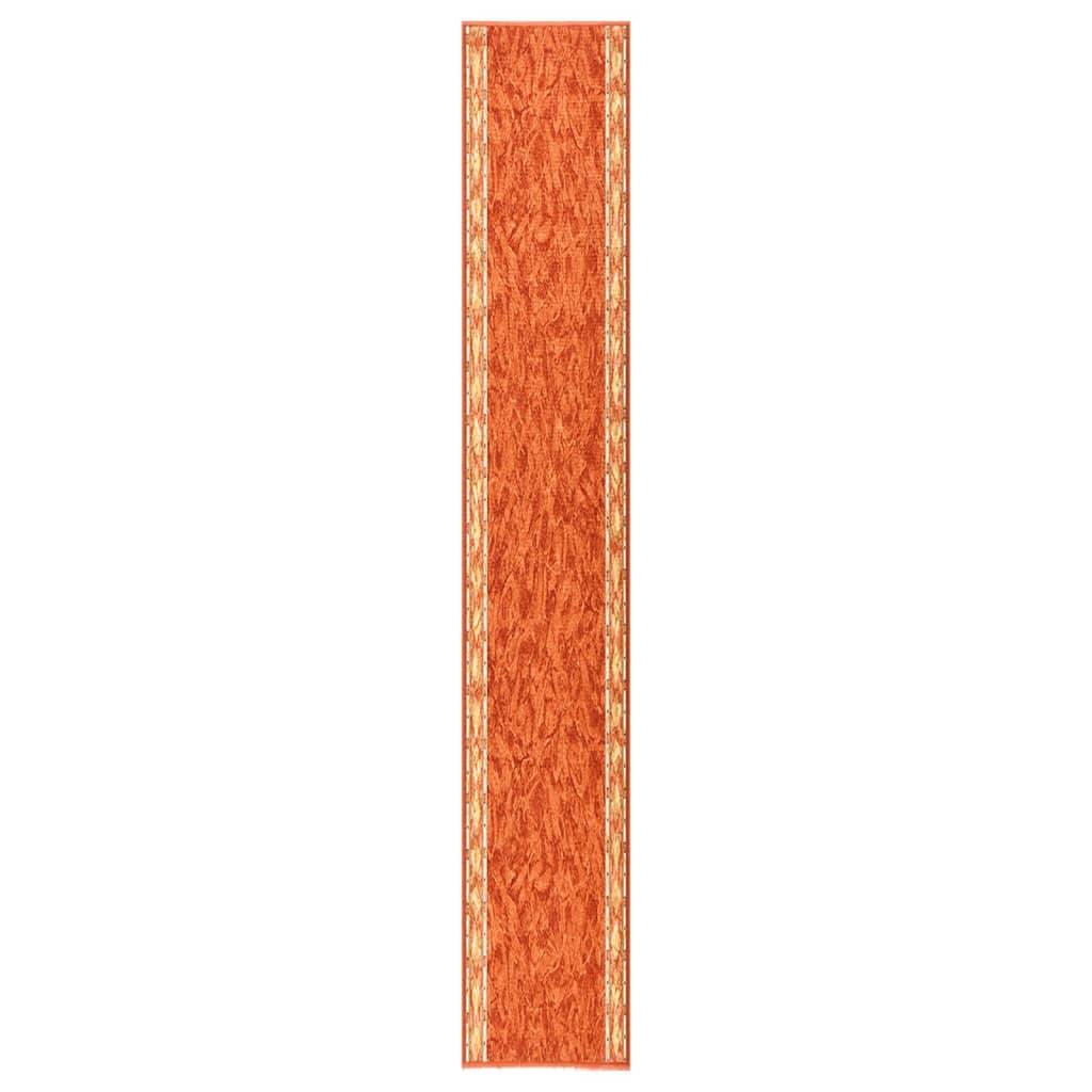 vidaXL Tapijtloper anti-slip 67x250 cm bruin