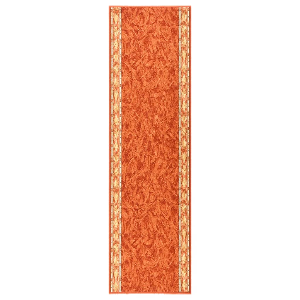 vidaXL Tapijtloper anti-slip 67x250 cm bruin