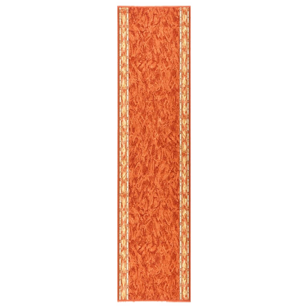 vidaXL Tapijtloper anti-slip 67x250 cm bruin