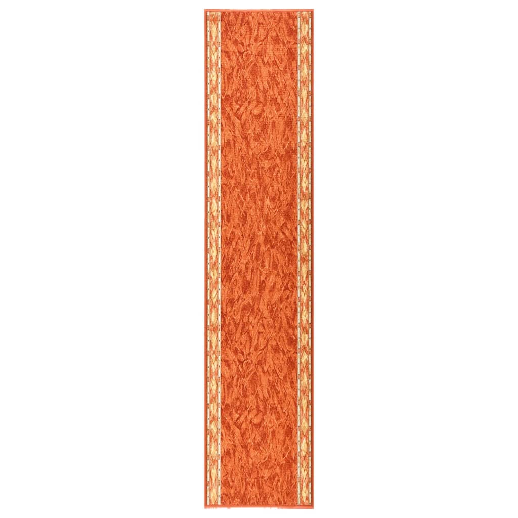 vidaXL Tapijtloper anti-slip 67x250 cm bruin
