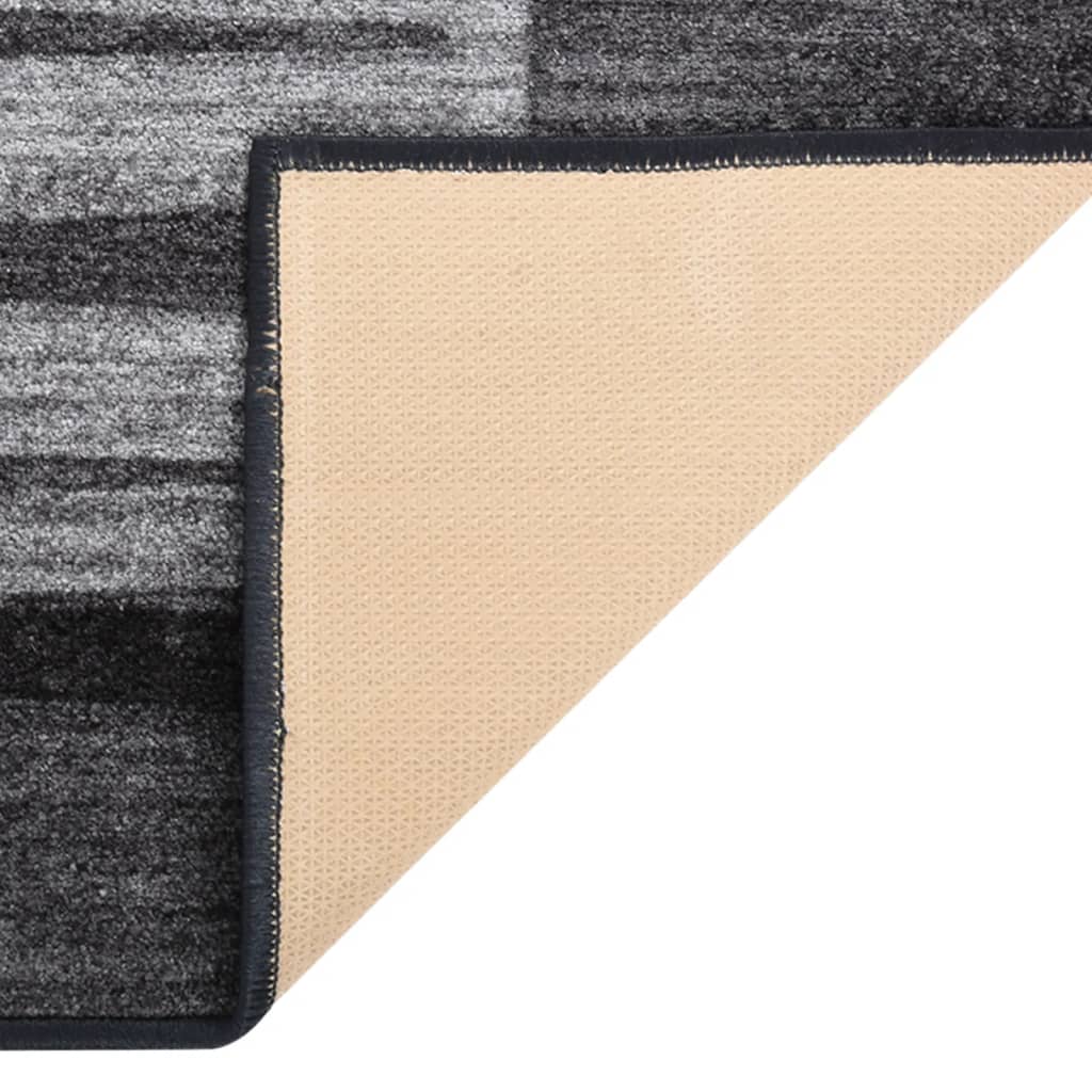 vidaXL Tapijtloper anti-slip 67x150 cm antracietkleurig