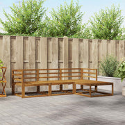 vidaXL Buiten bankenset 4 pcs Naturel Massief Acaciahout