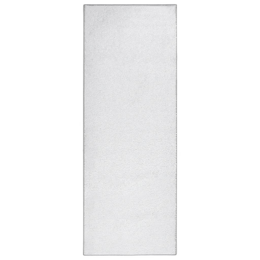 vidaXL Vloerkleed zachte pool anti-slip 67x180 cm antracietkleurig