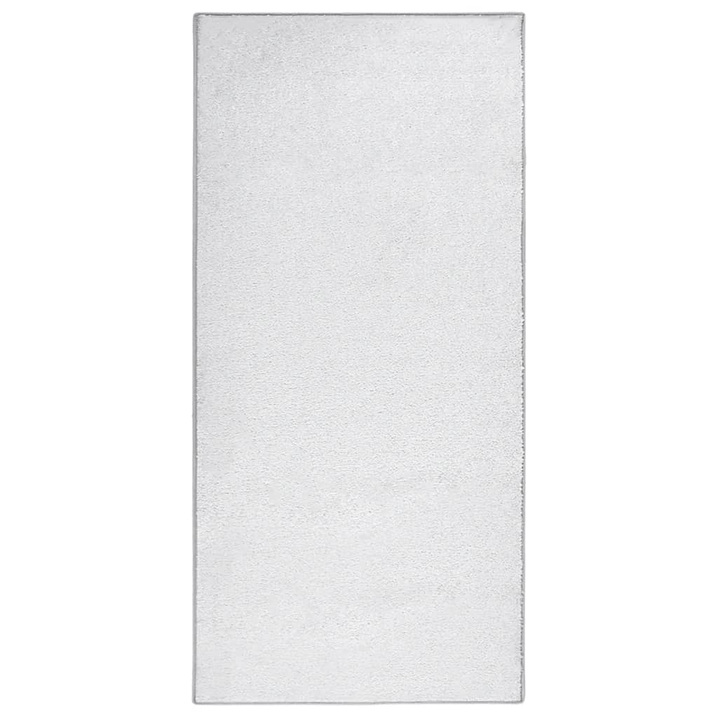 vidaXL Vloerkleed zachte pool anti-slip 67x180 cm antracietkleurig