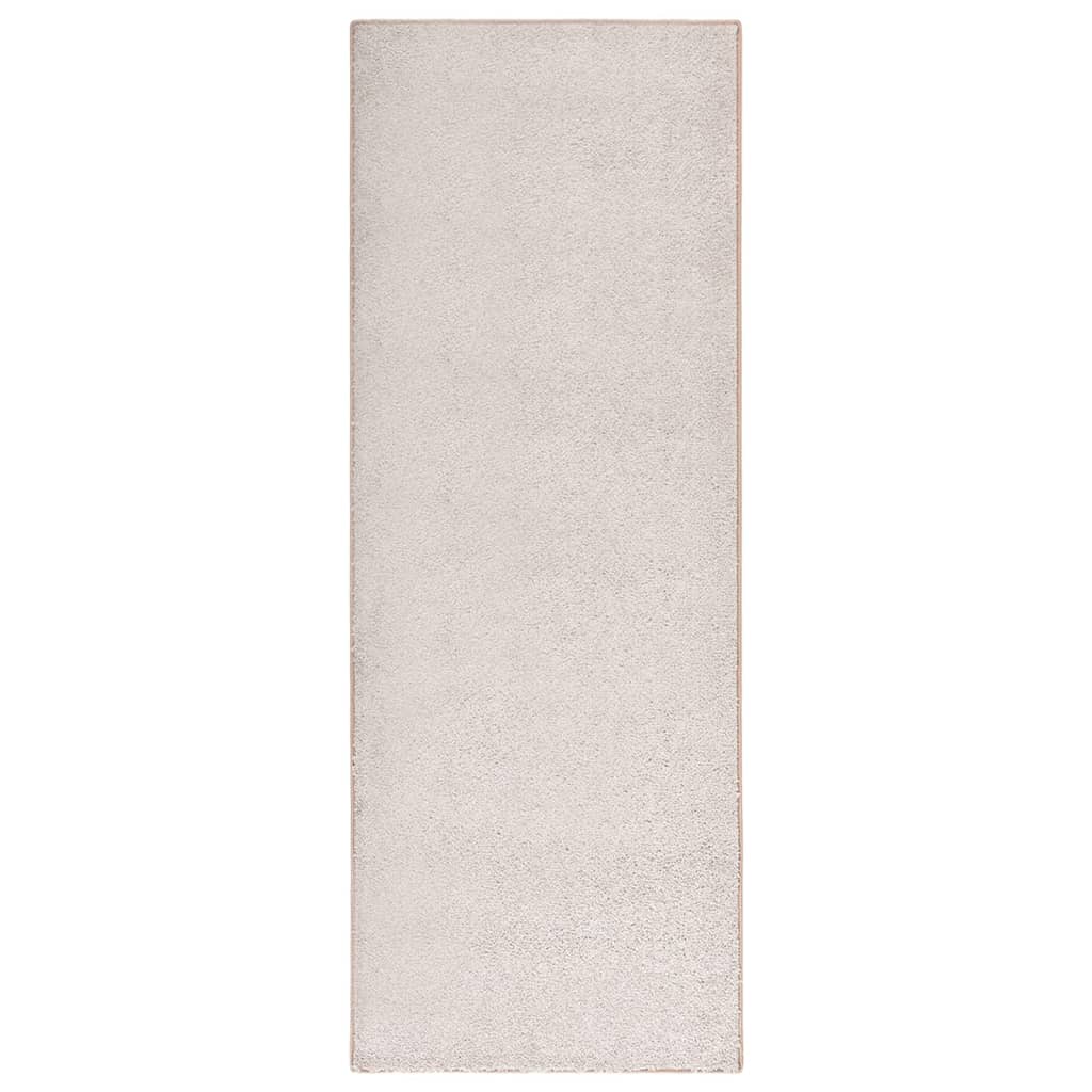 vidaXL Vloerkleed zachte pool anti-slip 67x180 cm antracietkleurig