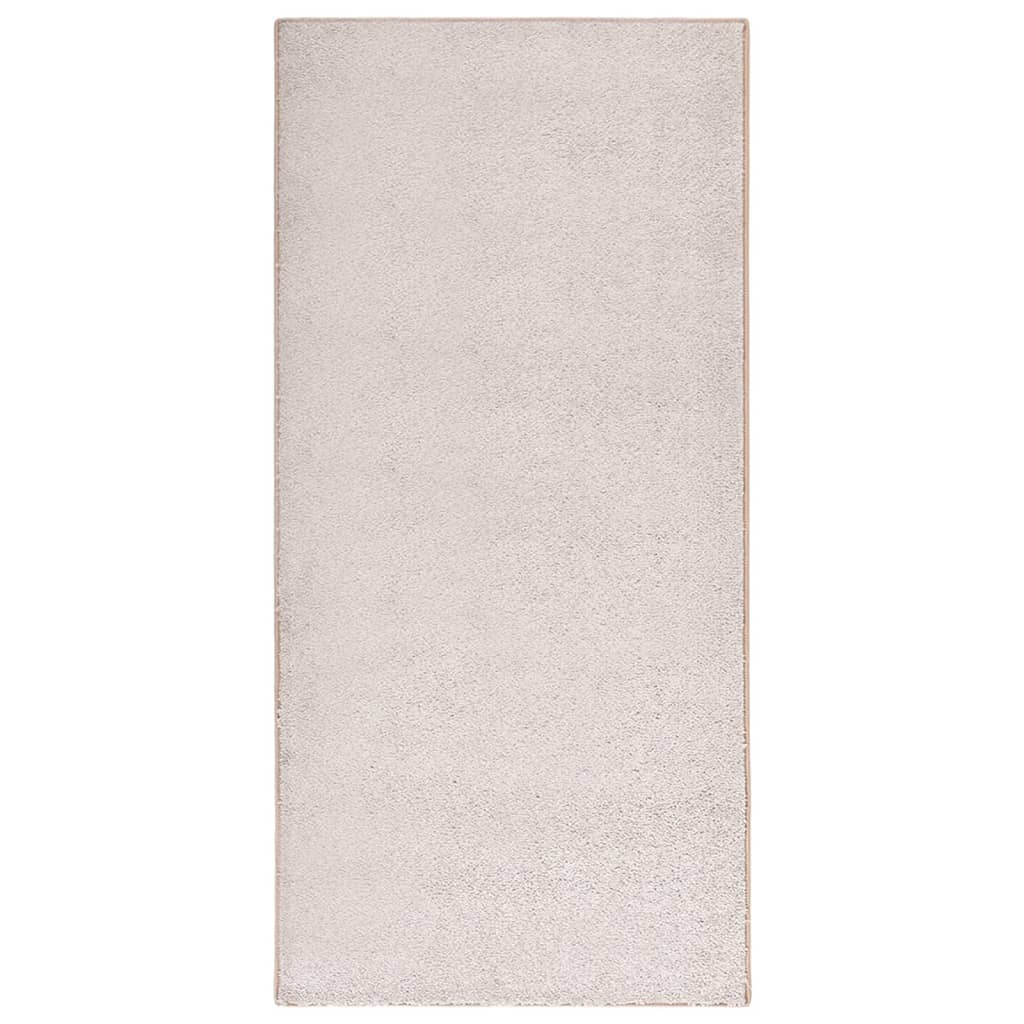 vidaXL Vloerkleed zachte pool anti-slip 67x180 cm antracietkleurig