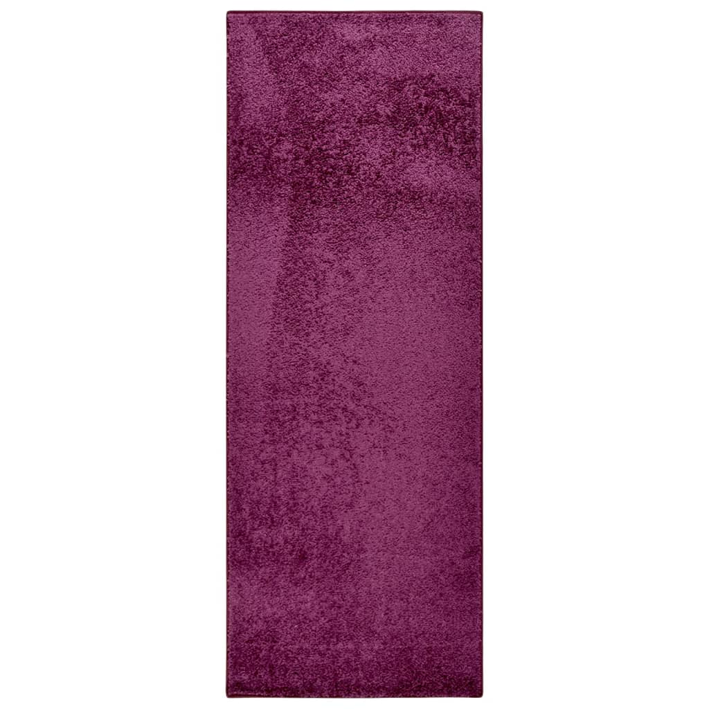 vidaXL Vloerkleed zachte pool anti-slip 67x180 cm antracietkleurig