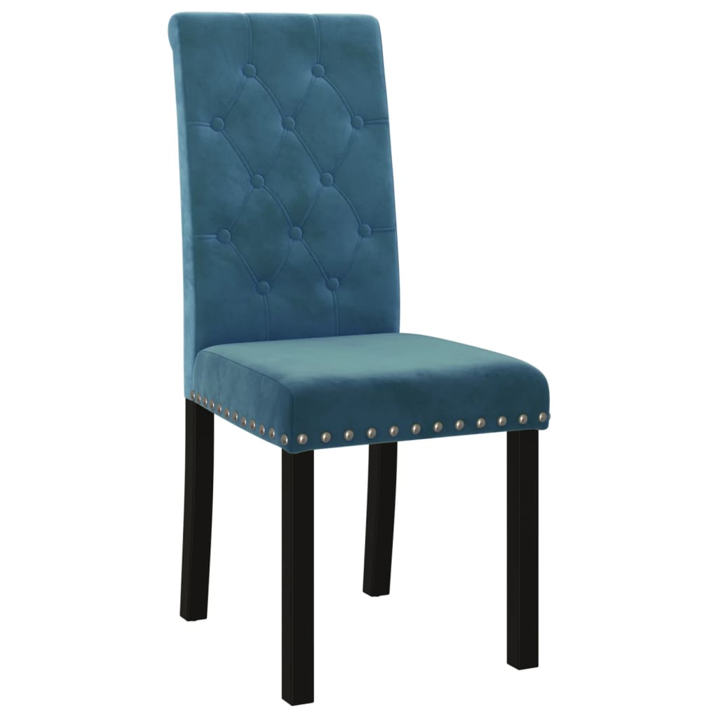 vidaXL Eetkamerstoelen 4 st fluweel wijnrood