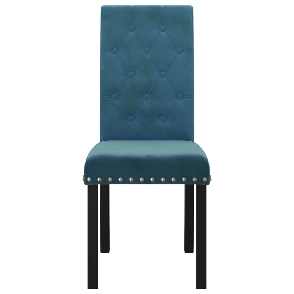 vidaXL Eetkamerstoelen 4 st fluweel wijnrood