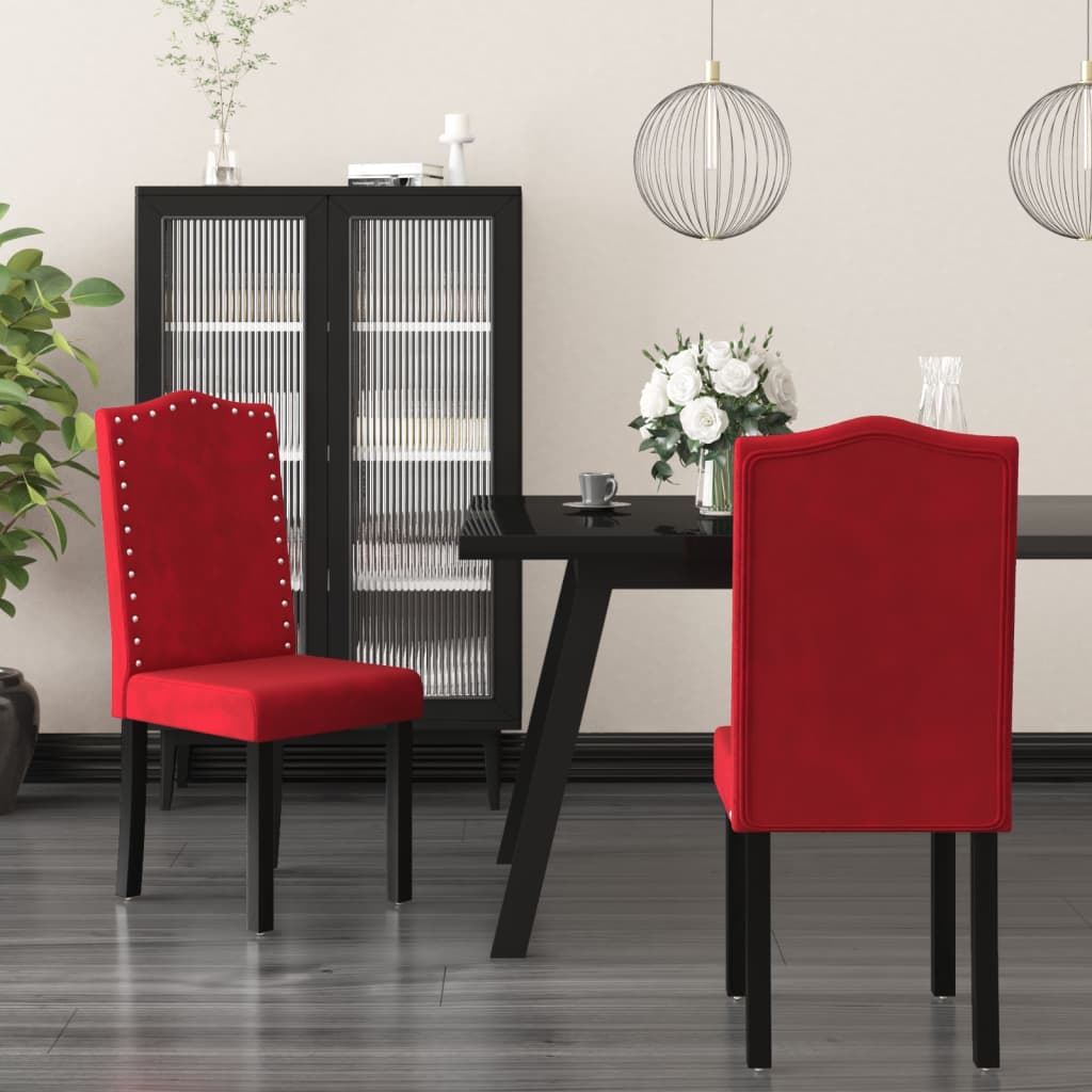 vidaXL Eetkamerstoelen 4 st fluweel lichtgrijs