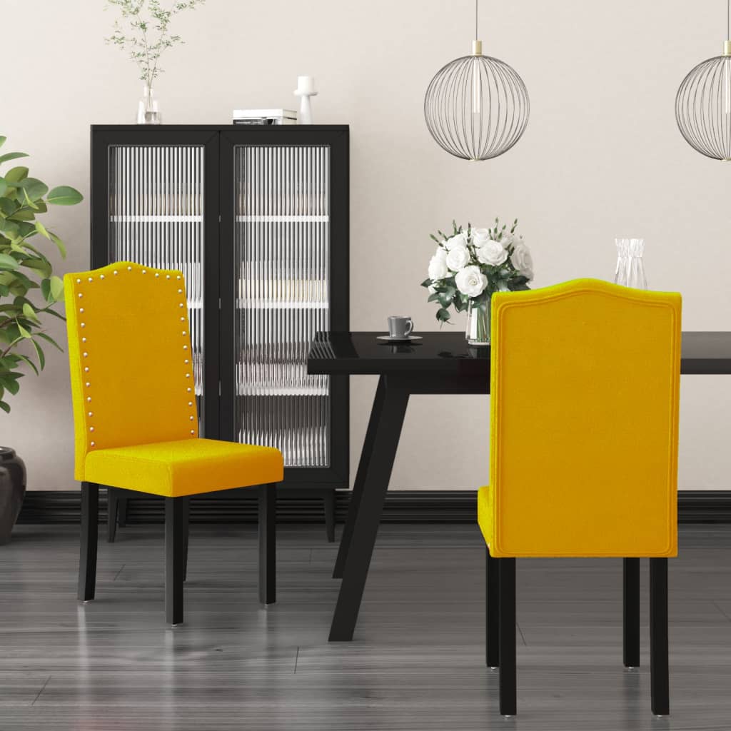 vidaXL Eetkamerstoelen 4 st fluweel lichtgrijs