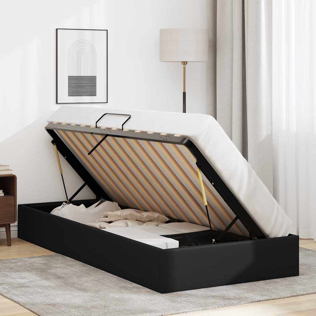 vidaXL Opslag bed met matras Puur Wit 183 x 213 cm Kunstleer