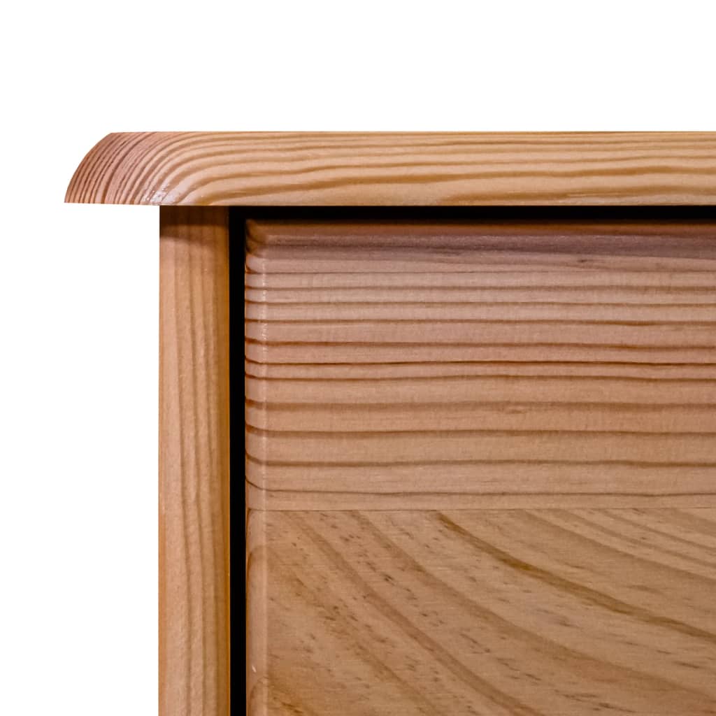 vidaXL Dressoir met 7 lades 113x35x73 cm massief grenenhout