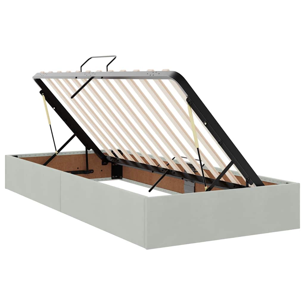 vidaXL Opbergbed met matras Donkergroen 180 x 200 cm Fluweel