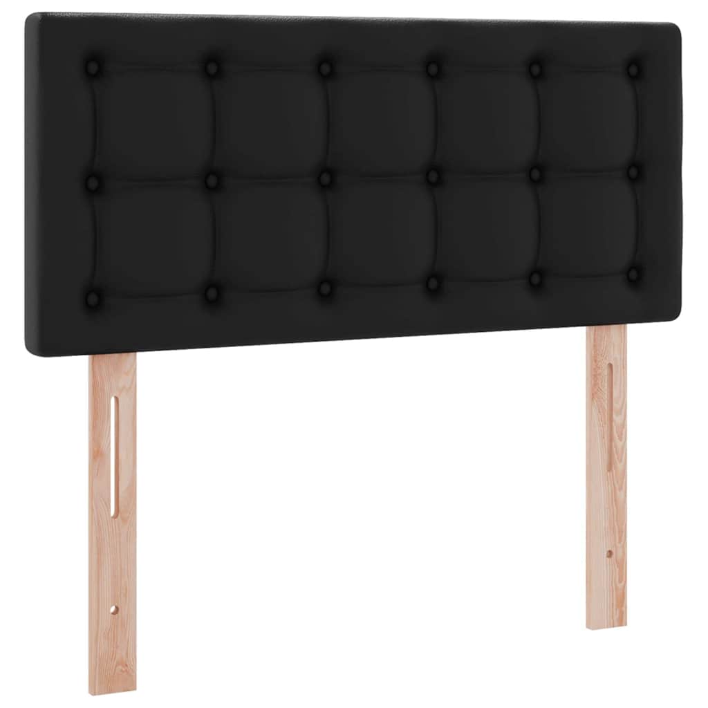 vidaXL Opslag bed met matras met opslag Zwart 120 x 190 cm Nep Leer