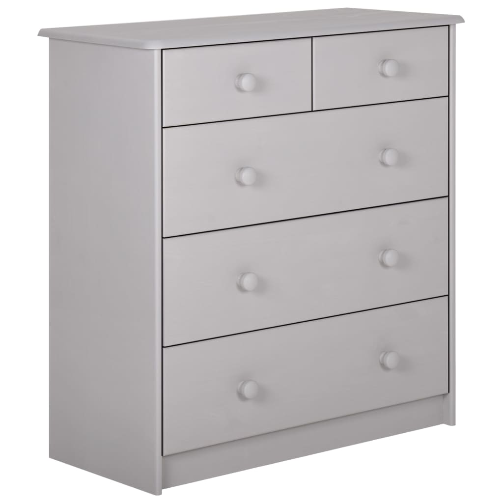 vidaXL Ladekast 75x35x80,5 cm massief grenenhout