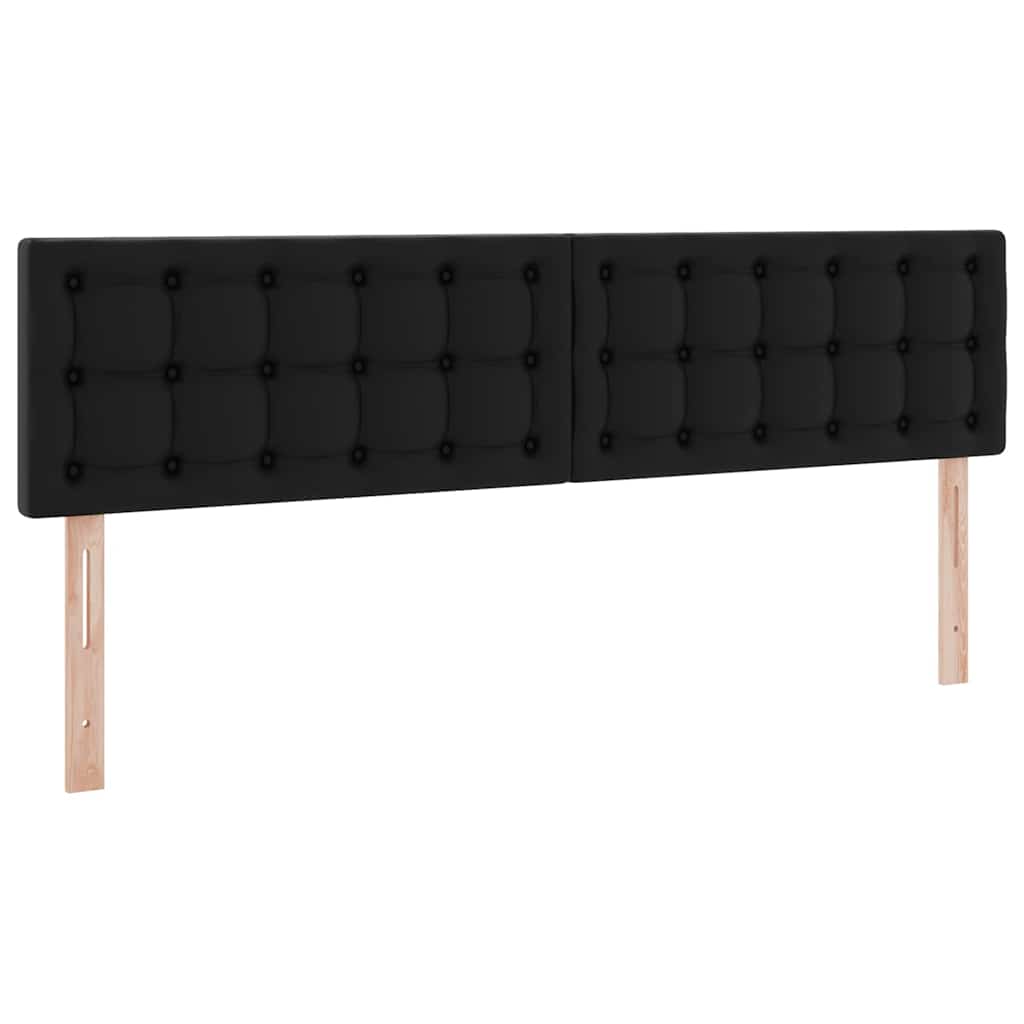 vidaXL Opslag bed met matras met opslag Zwart 180 x 200 cm Nep Leer