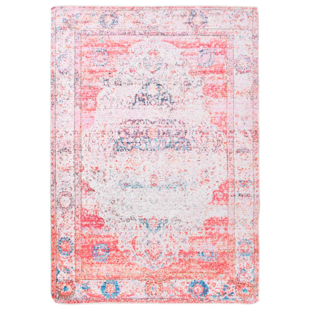 vidaXL Vloerkleed bedrukt wasbaar 120x170 cm polyester meerkleurig