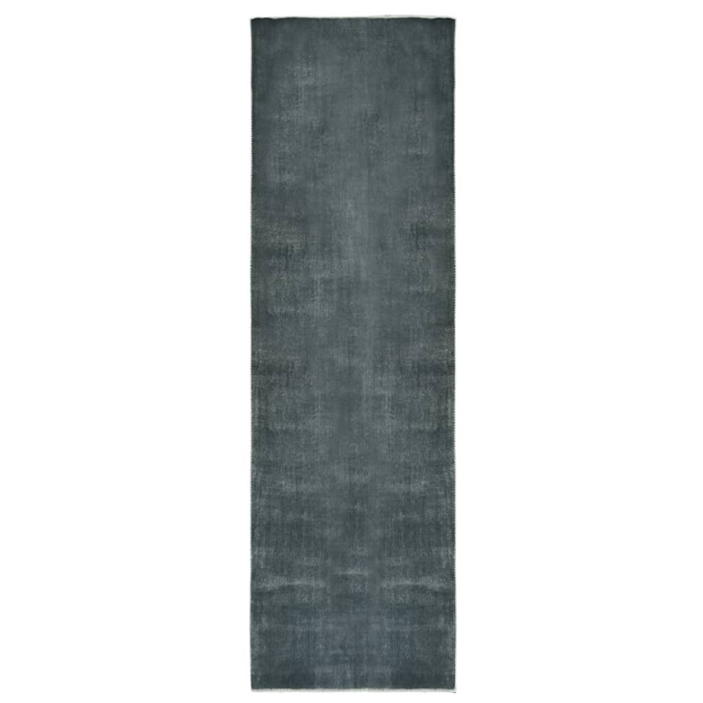 vidaXL Tapijtloper wasbaar opvouwbaar 80x300 cm polyester antraciet