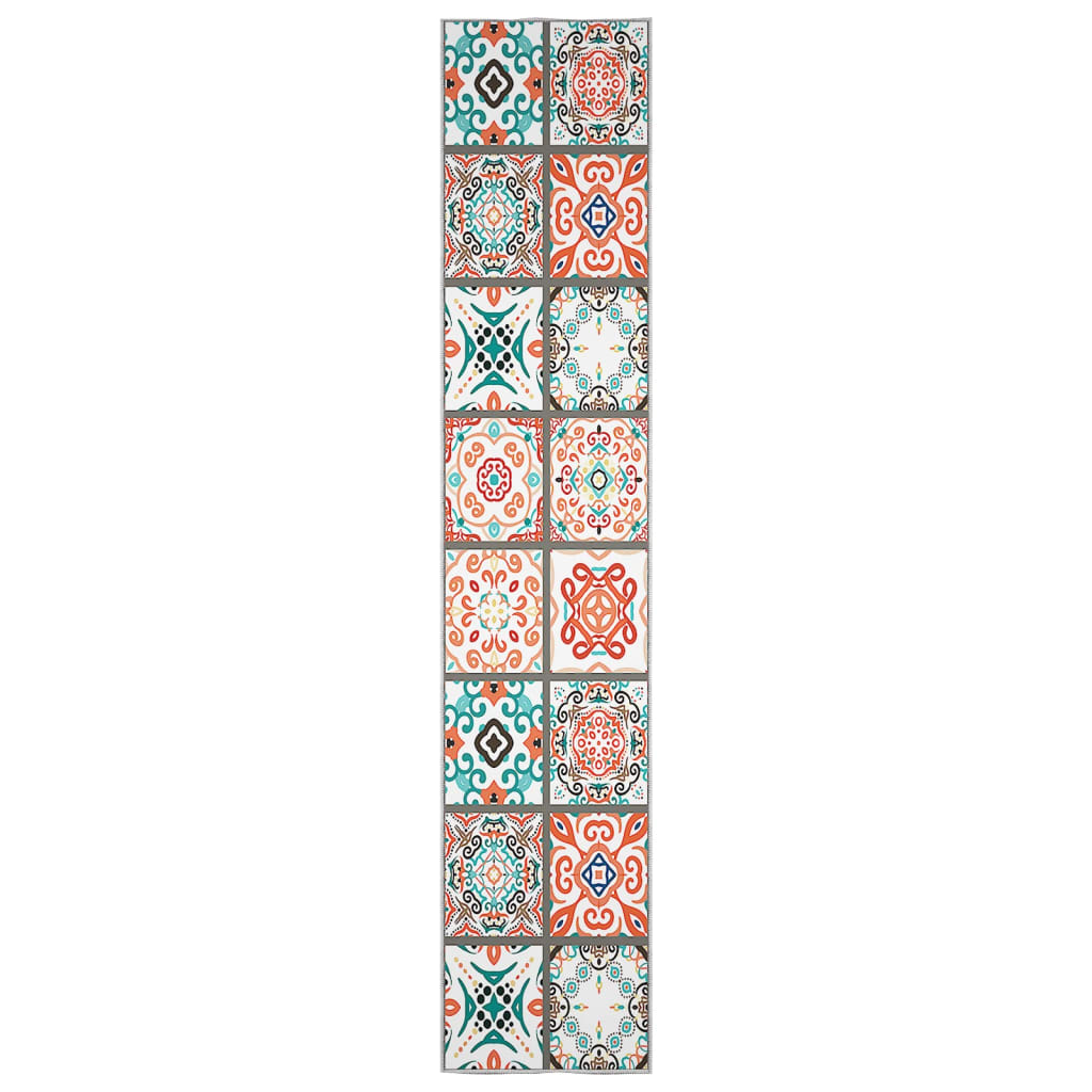 vidaXL Tapijtloper bedrukt wasbaar opvouwbaar 60x300 cm polyester