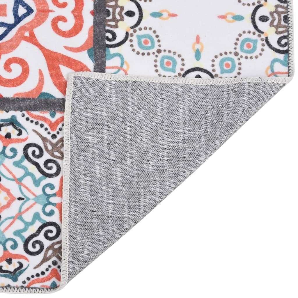 vidaXL Tapijtloper bedrukt wasbaar opvouwbaar 60x300 cm polyester