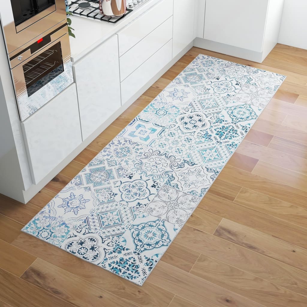 vidaXL Tapijtloper bedrukt wasbaar opvouwbaar 60x300 cm polyester