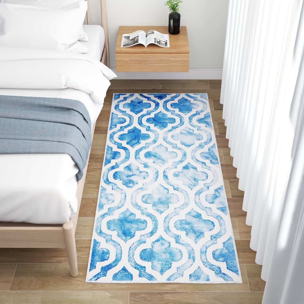 vidaXL Tapijtloper bedrukt wasbaar opvouwbaar 60x300 cm polyester