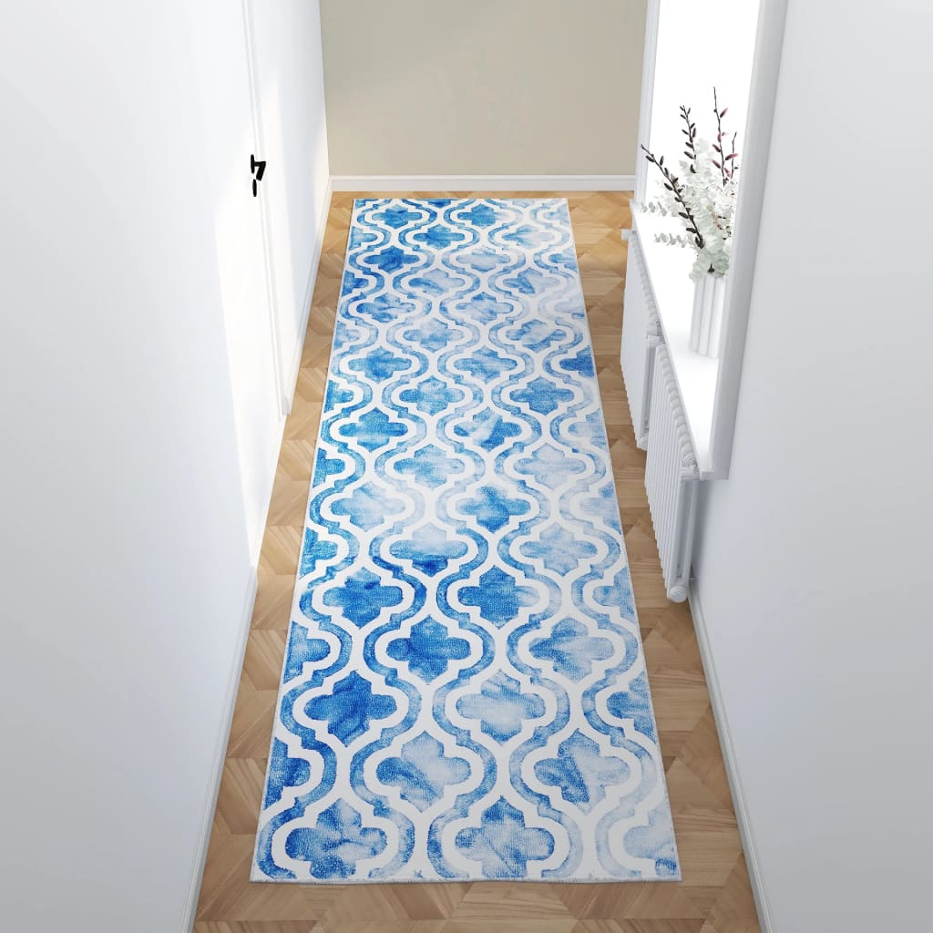 vidaXL Tapijtloper bedrukt wasbaar opvouwbaar 60x300 cm polyester