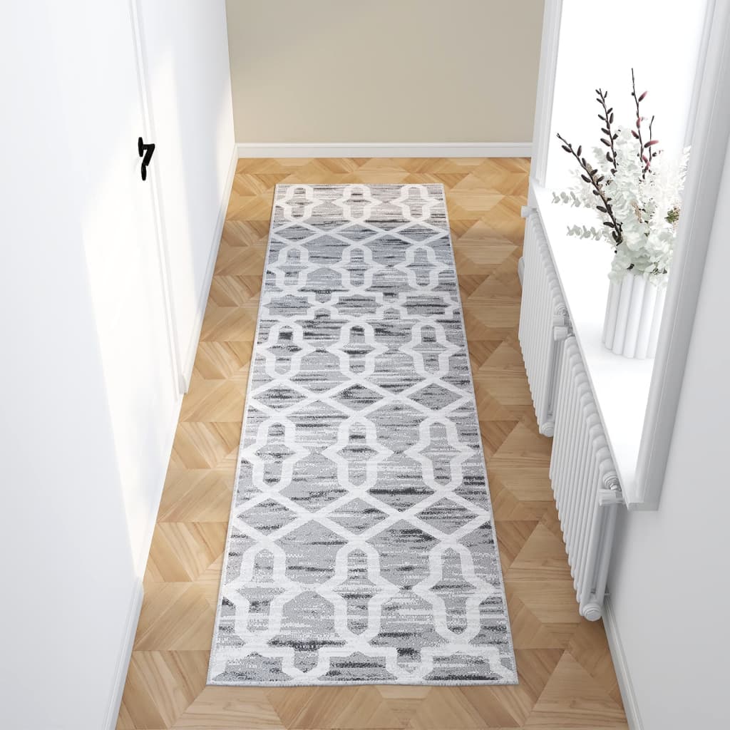 vidaXL Tapijtloper bedrukt wasbaar opvouwbaar 60x300 cm polyester