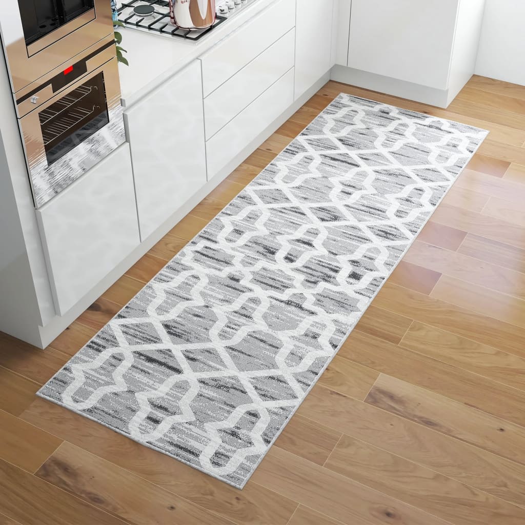 vidaXL Tapijtloper bedrukt wasbaar opvouwbaar 60x300 cm polyester