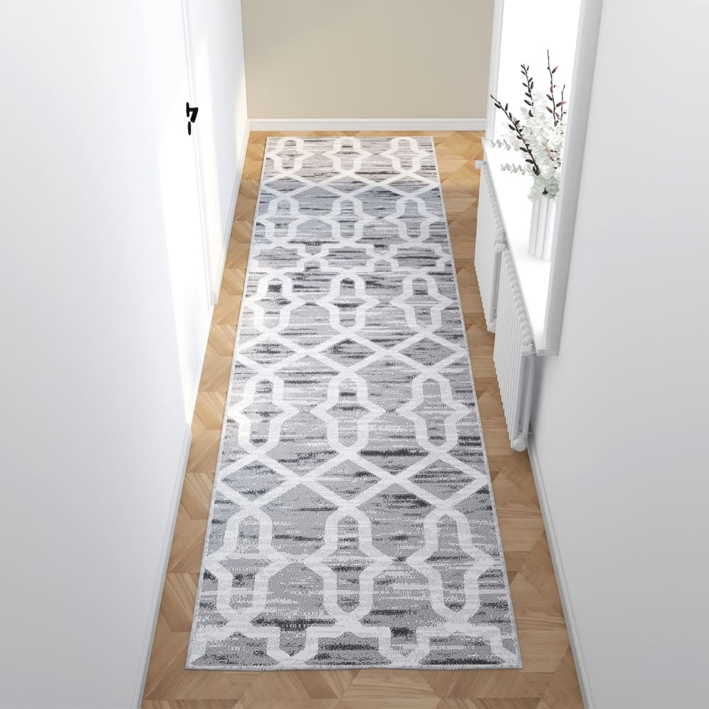 vidaXL Tapijtloper bedrukt wasbaar opvouwbaar 60x300 cm polyester