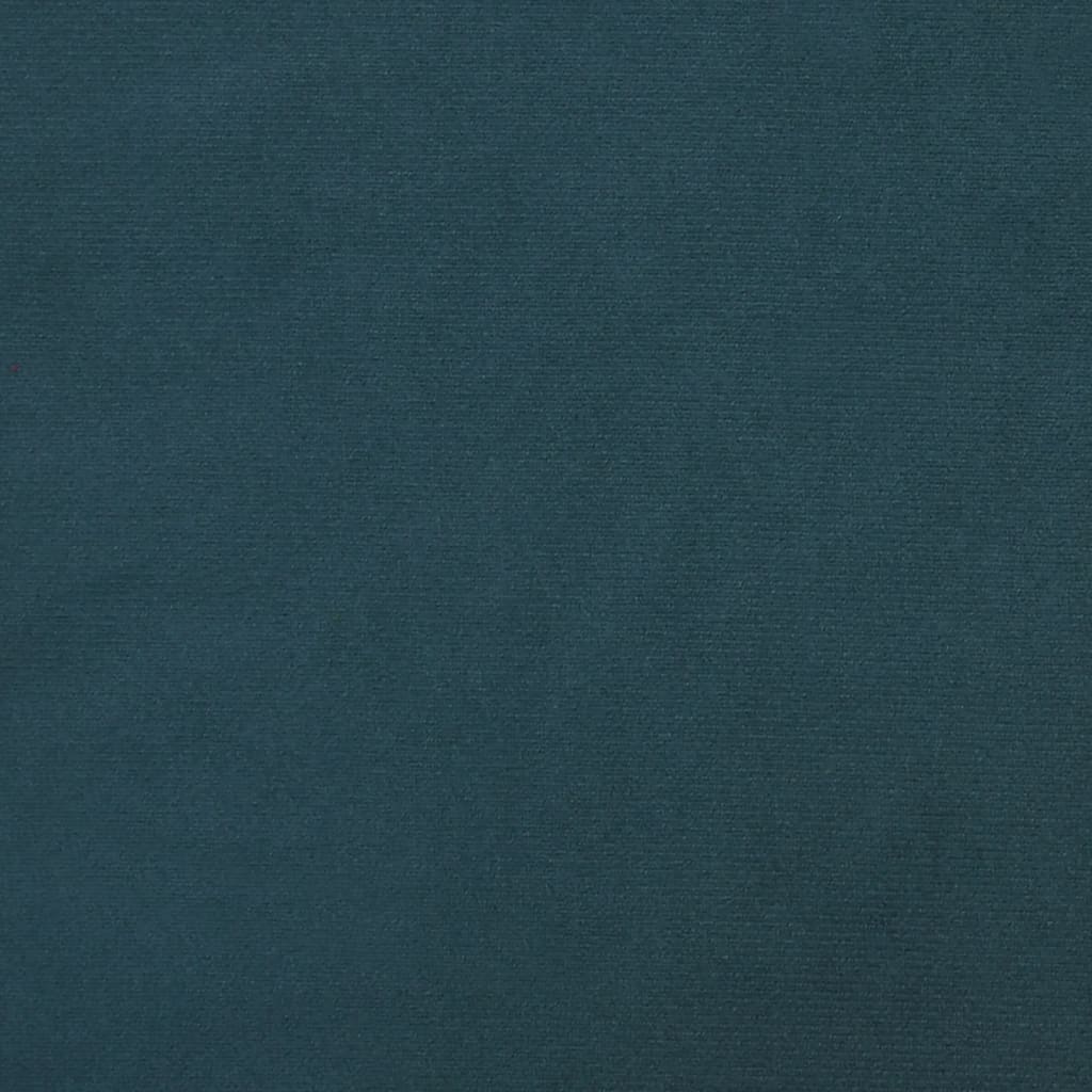 vidaXL Slaapbank 2-zits fluweel blauw