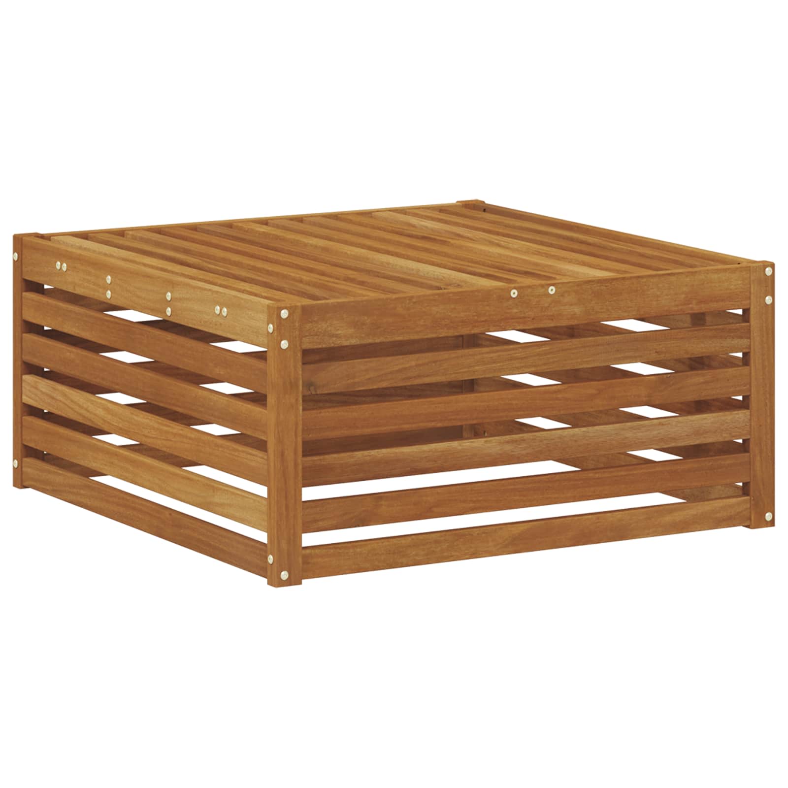 vidaXL Buiten bankenset 4 pcs Naturel