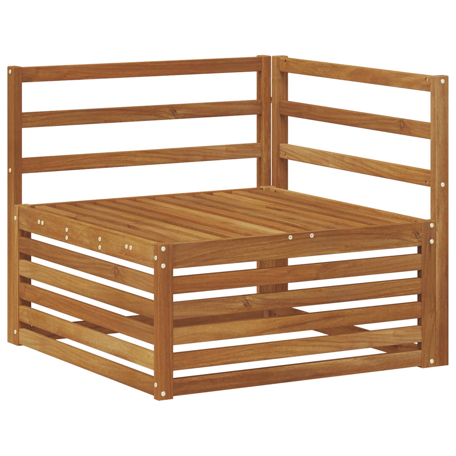 vidaXL Buiten bankenset 4 pcs Naturel