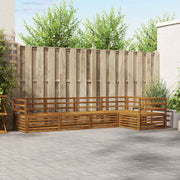 vidaXL Buiten bankenset 5 pcs Naturel Massief Acaciahout