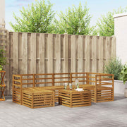 vidaXL Sofa-Sets Naturel Massief Acaciahout
