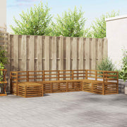 vidaXL Sofa-Sets 8 pcs Naturel Massief Acaciahout