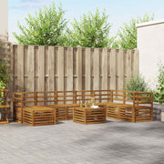 vidaXL Sofa-Sets Naturel Massief Acaciahout