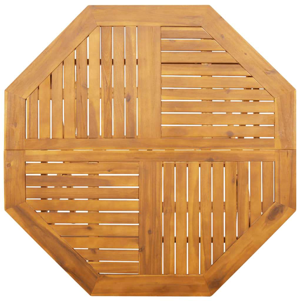 vidaXL Tuin Eetset 5 pcs Bruin Massief acaciahout
