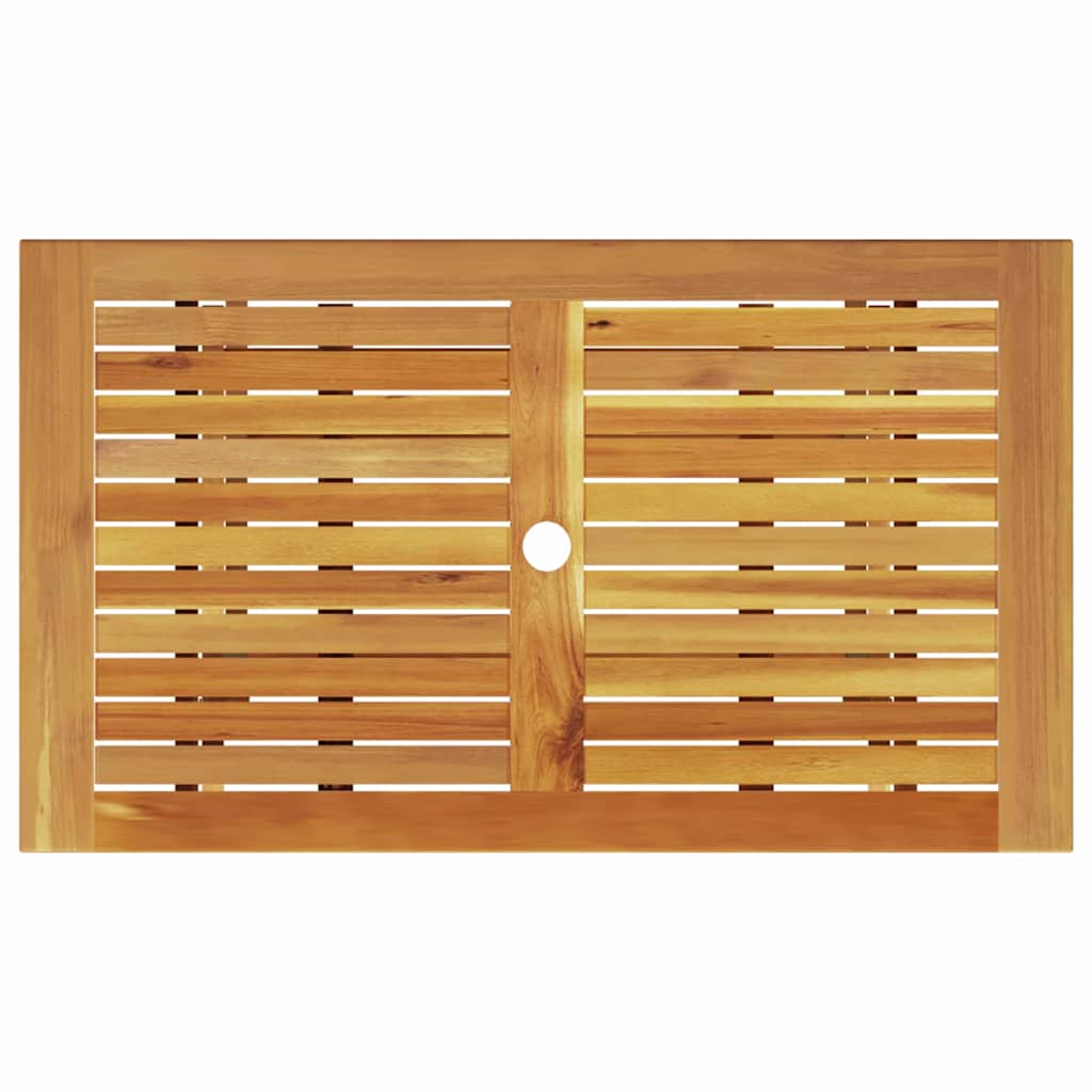vidaXL Tuin Eetset 5 pcs Bruin Massief acaciahout