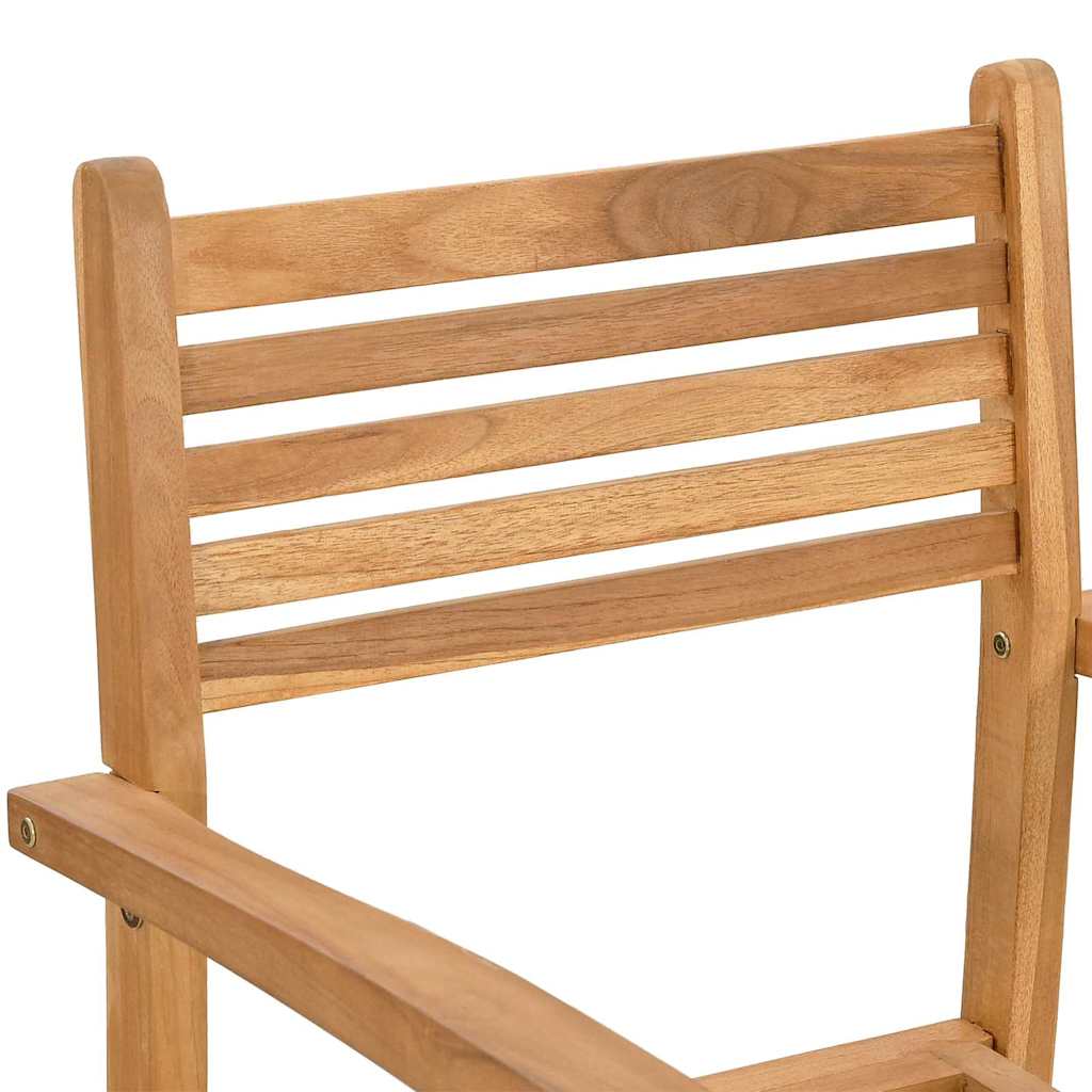 vidaXL Tuin Eetset 5 pcs Bruin Massief teakhout