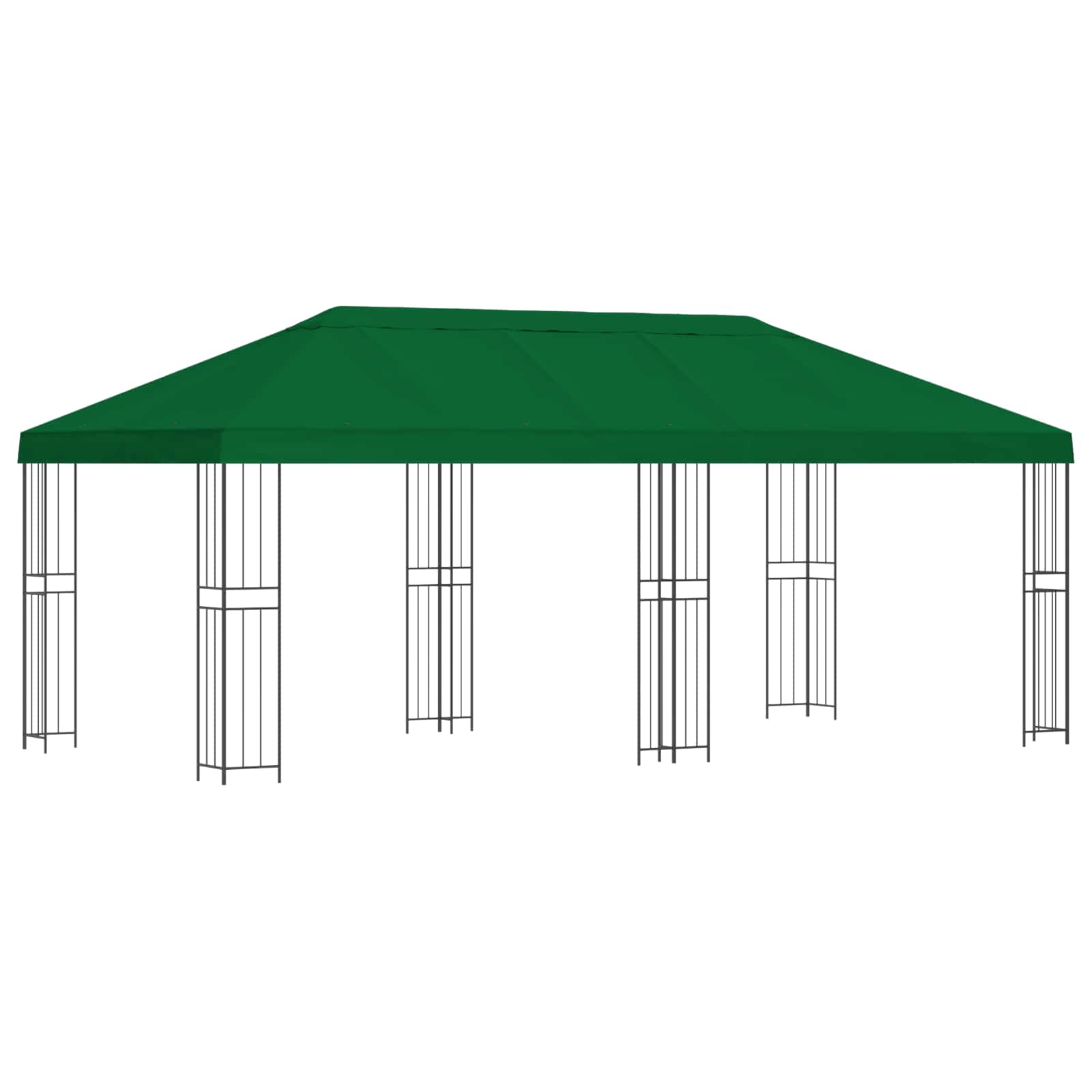 vidaXL Paviljoen met zijwanden 6 x 3 m Beige Polyester en staal 190