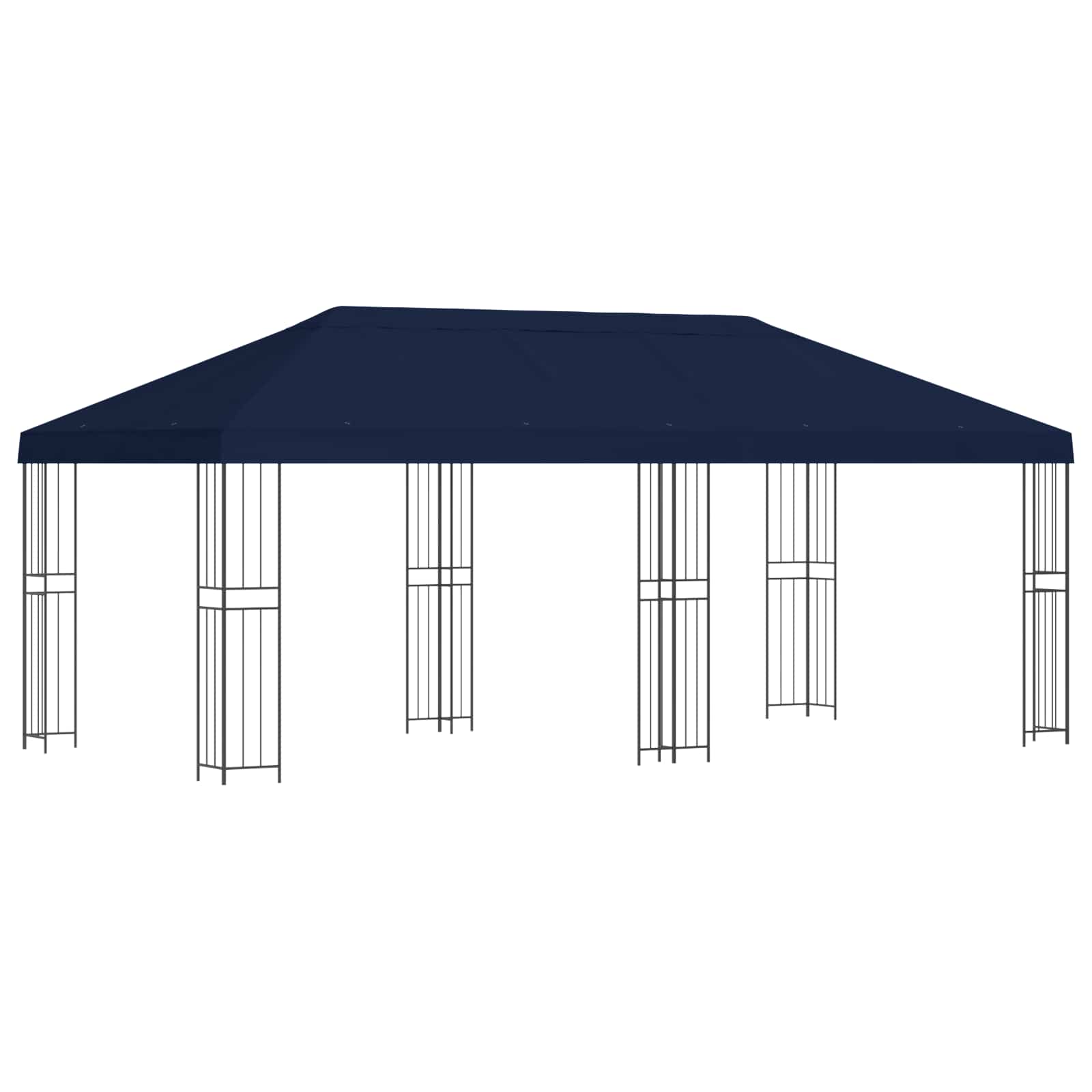 vidaXL Paviljoen met zijwanden 6 x 3 m Beige Polyester en staal 190