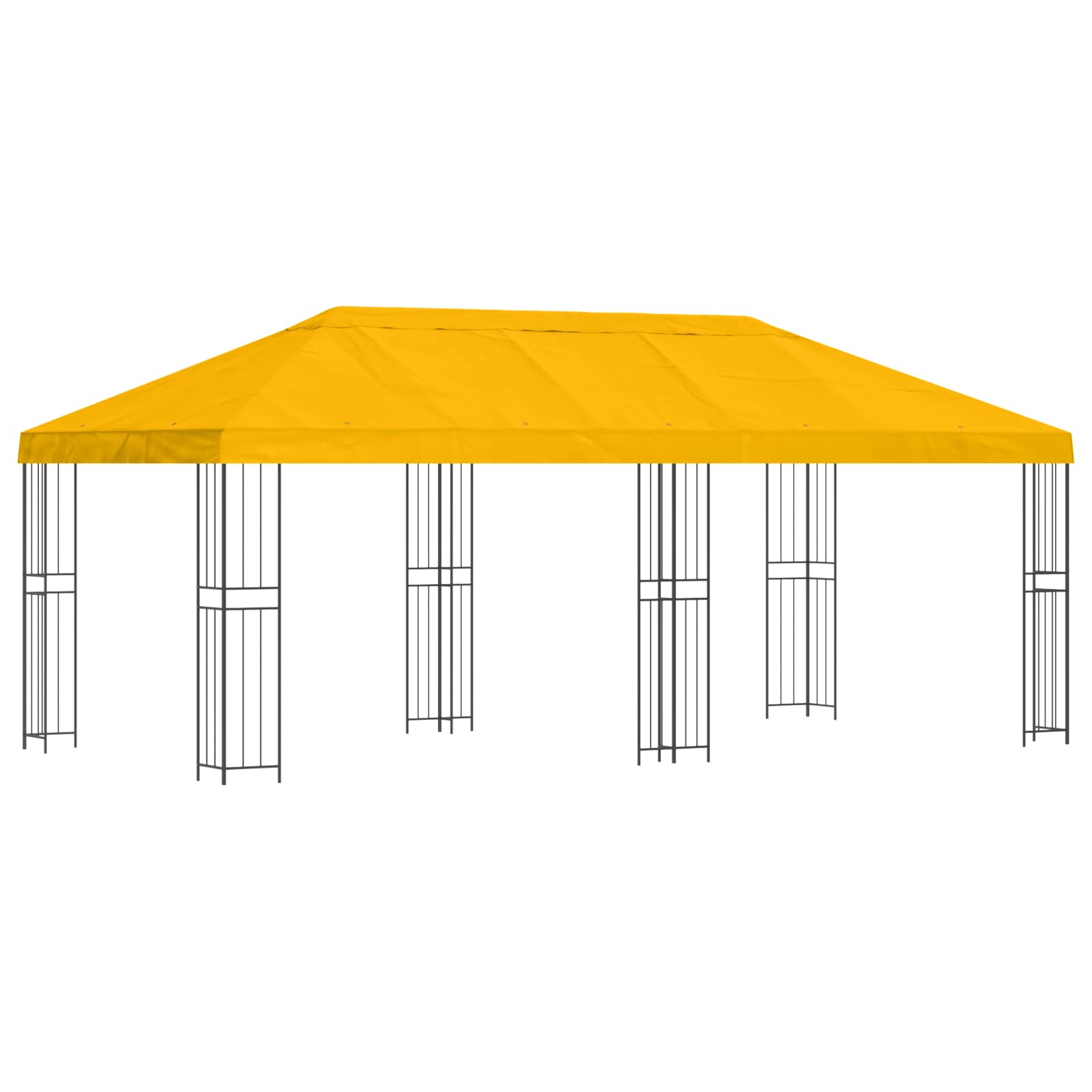 vidaXL Paviljoen met zijwanden 6 x 3 m Beige Polyester en staal 190
