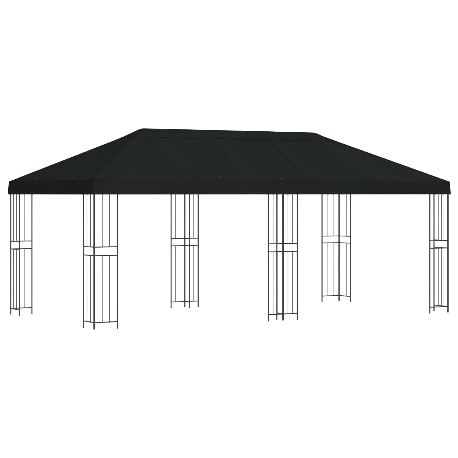vidaXL Paviljoen met zijwanden 6 x 3 m Beige Polyester en staal 190