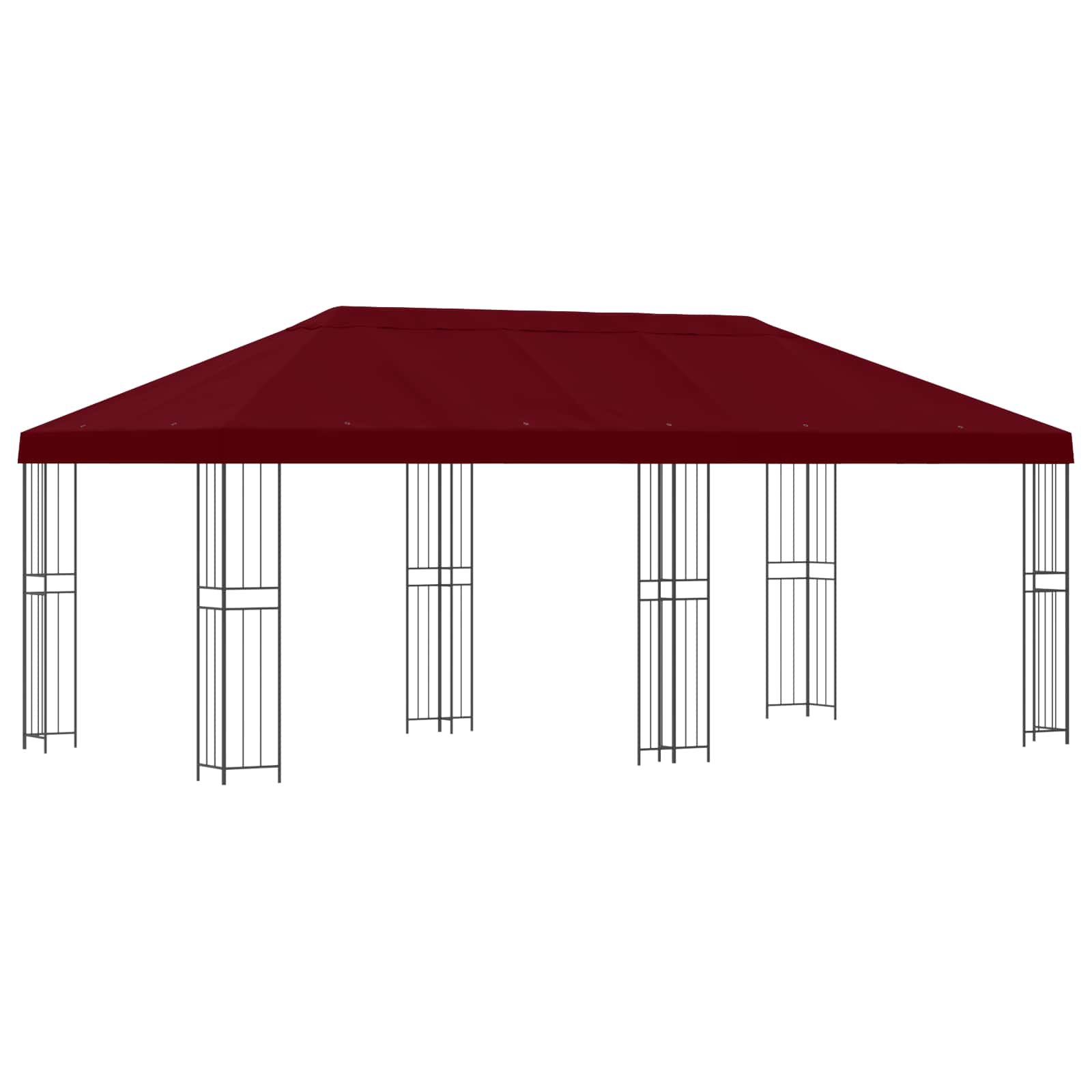 vidaXL Paviljoen met zijwanden 6 x 3 m Beige Polyester en staal 190