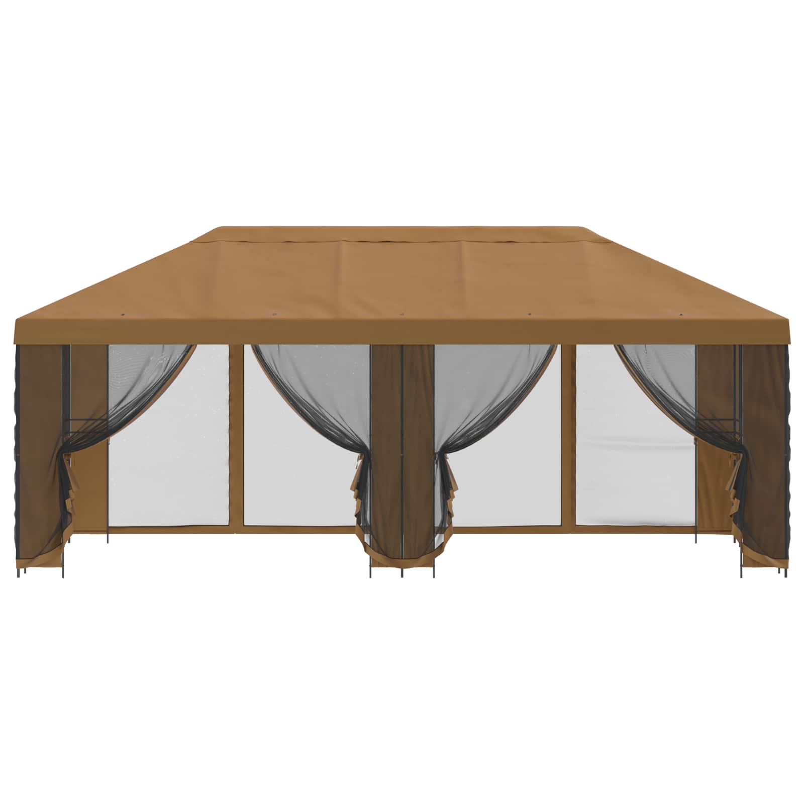 vidaXL Paviljoen met zijwanden 6 x 3 m Beige Polyester en staal 190