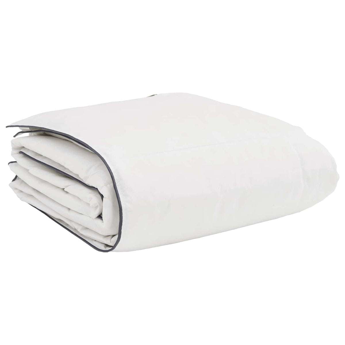 vidaXL Dekbedovertrek Set met kussen 2 pcs Wit 135 x 200 cm Dons